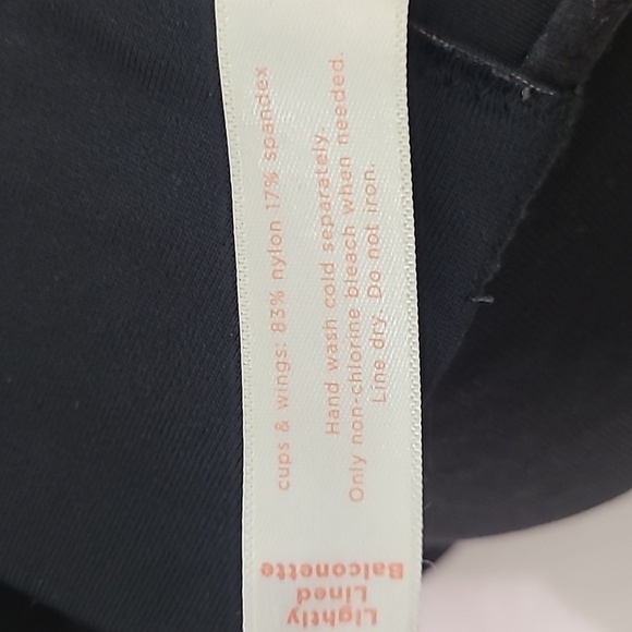 CACIQUE Black Smooth Lightly Lined Full Coverage Back Smoother Bra - Size 42C‎ - Picture 8 of 10